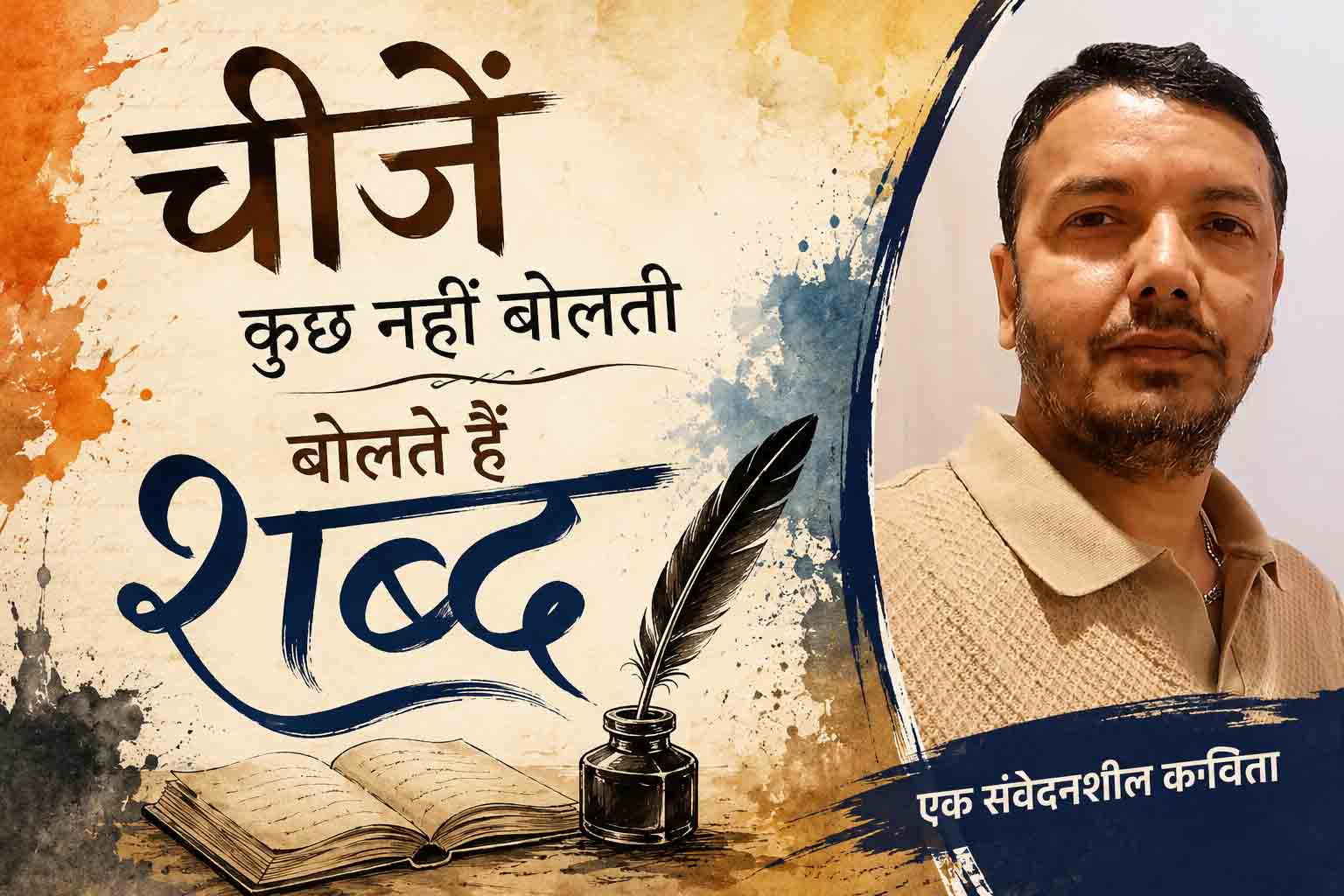चीज़ें कुछ नहीं बोलतीं, बोलते हैं शब्द