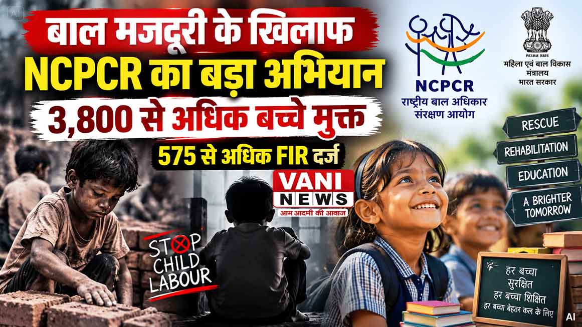 बाल मजदूरी के खिलाफ NCPCR का बड़ा अभियान, 3,800 से अधिक बच्चे मुक्त
