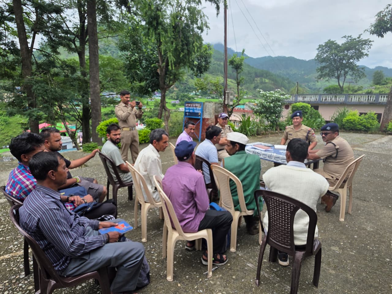 थल थाने की कमान संभालते ही एक्शन मोड में आए नए थानाध्यक्ष गणेश दत्त भट्ट