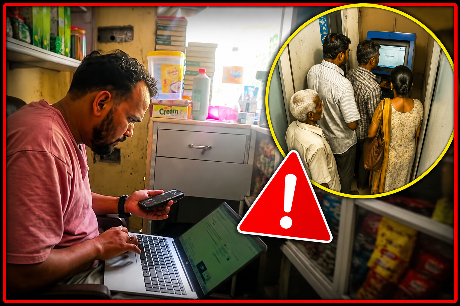 SBI चंबा शाखा में अव्यवस्थाओं से ग्राहक परेशान, बुजुर्गों को उठानी पड़ रही सबसे अधिक परेशानी