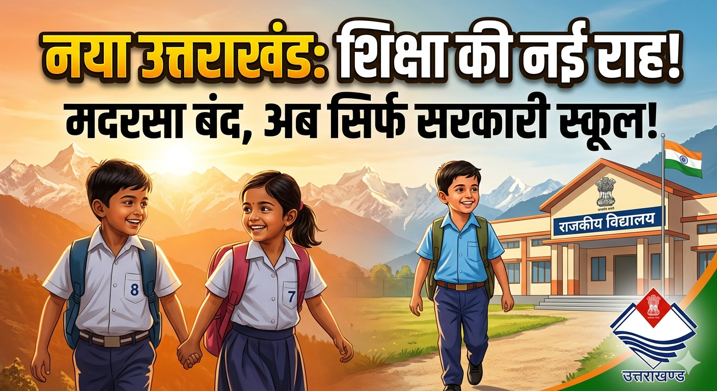 उत्तराखंड: मदरसा बोर्ड समाप्त, अल्पसंख्यक शिक्षा प्राधिकरण की स्थापना से शिक्षा में नया मोड़