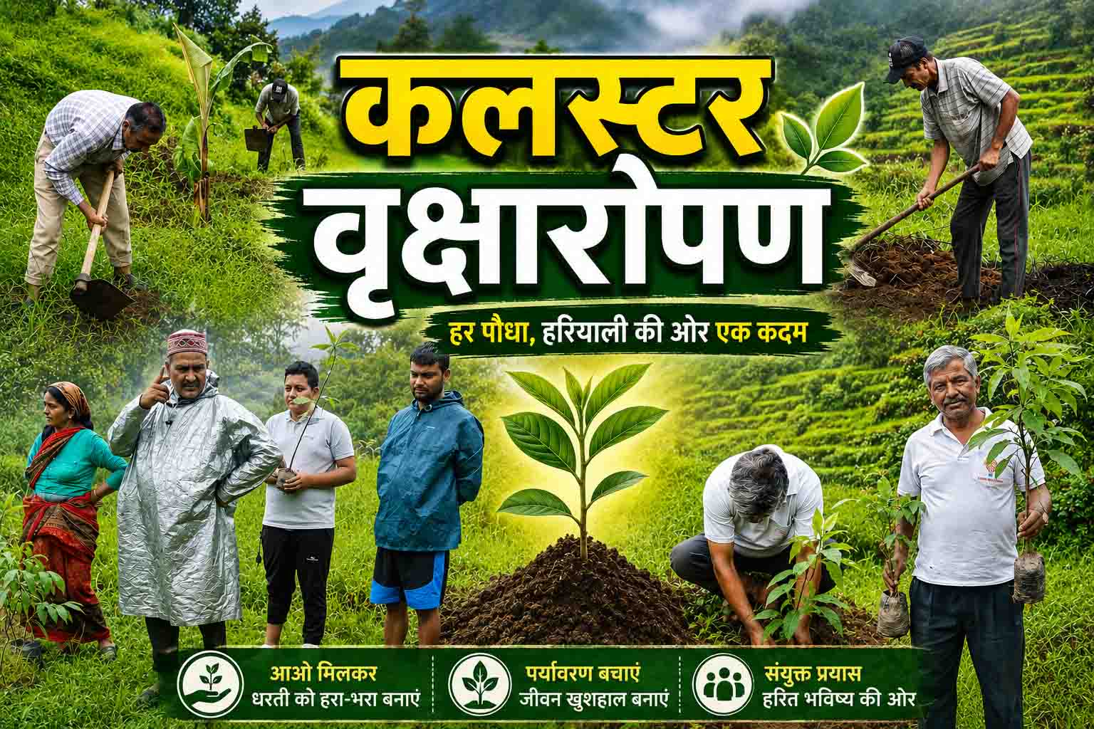 ग्राम पंचायत बस्तड़ी में हुआ ‘कलस्टर वृक्षारोपण’, सामूहिक संरक्षण से फलदार पौधों को मिलेगा बेहतर भविष्य