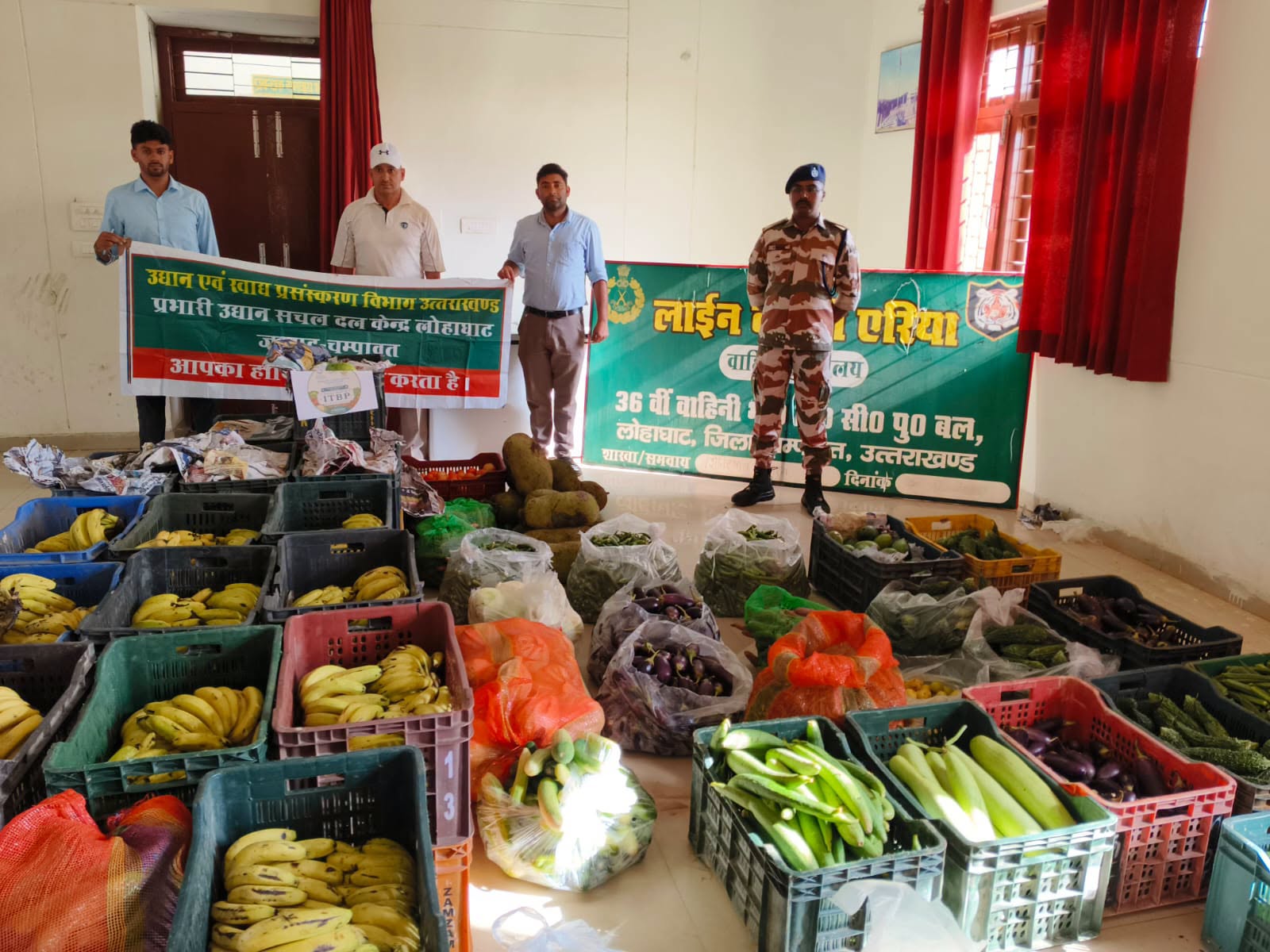 चम्पावत के किसानों को मिला बड़ा बाजार, ITBP को सीधे पहुंच रहीं स्थानीय सब्जियां और फल