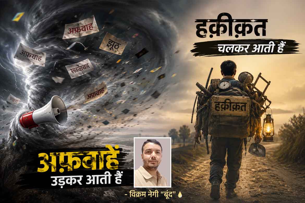उड़ती अफ़वाहें, थका हुआ सच