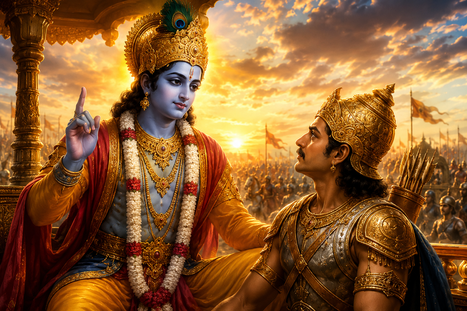 "ज्ञान बड़ा या कर्म? आधुनिक जीवन के सबसे बड़े भ्रम का समाधान – श्रीमद्भगवद्गीता अध्याय 3, श्लोक 1"